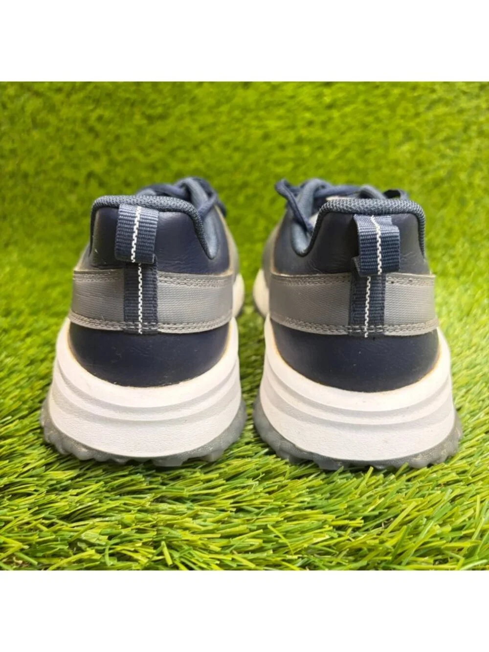 Puma Grip Fusion Pro 3.0 Mens Size 8 Blue Gray Athletic Spikeless Golf Shoes
